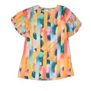 Gymboree Girls Short Sleeve Colorful Dress NWT Size 5